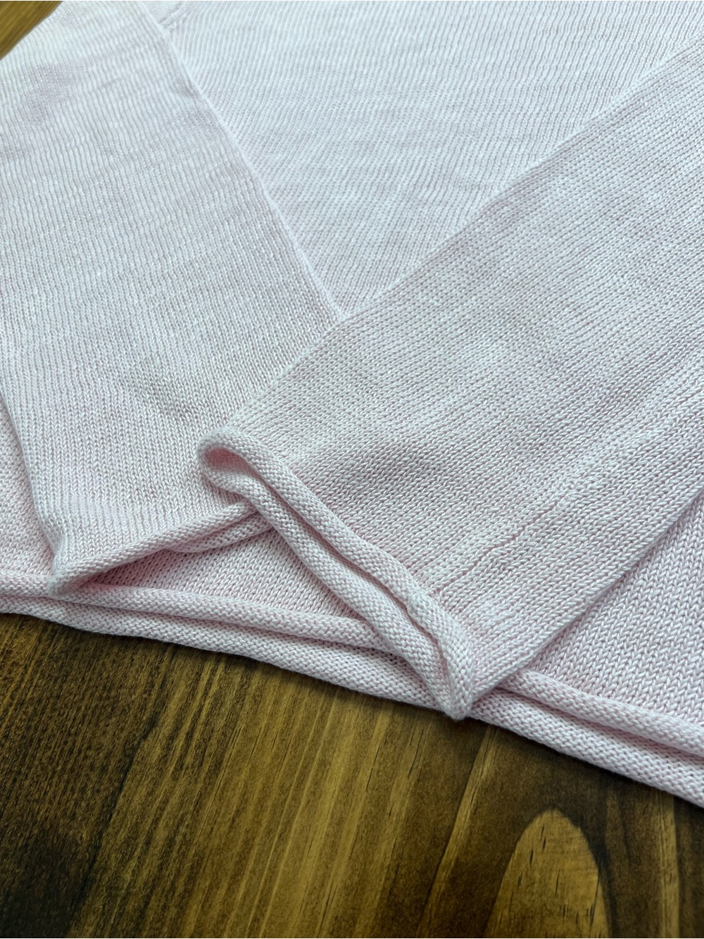 J. Crew Summer Rollneck sweater linen blend in Peppermint Ice Pink Size Medium - Picture 10 of 12